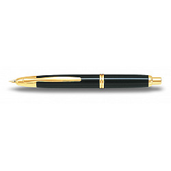 Pilot Capless Gold Fountain Pen - Black