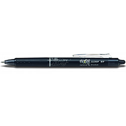 Pilot Frixion Clicker 07 Uitwisbare Pen - Medium - Zwart