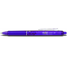 Pilot Frixion Clicker 07 Uitwisbare Pen - Medium - Paars/Violet