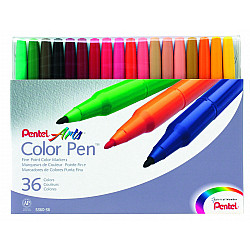 Pentel S360 Colour Pen - Set of 36