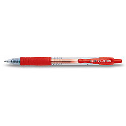 Pilot G2 5 Gel Ink Pen - Red