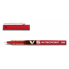 Pilot Hi-Tecpoint V5 - Zeer Fijn - Rood
