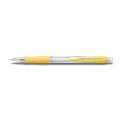 Pilot Super Grip Mechanical Pencil - 0.5 mm - Yellow Barrel with Graphite Lead