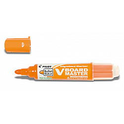 Pilot V Board Master Whiteboard Marker - Bullet - Medium - Orange