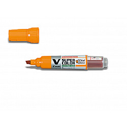 Pilot V Super Color Marker - Chisel - Orange