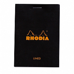 Rhodia Bloc No. 11 Memo - A7 - 80 pagina's - Gelinieerd - Zwart