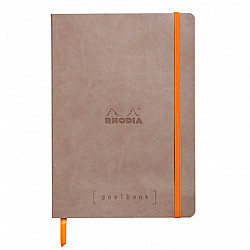 Rhodia Rhodiarama Goalbook Dotted Bullet Journal - A5 - Taupe