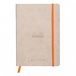 Rhodia Rhodiarama Goalbook Dotted Bullet Journal - A5 - Beige