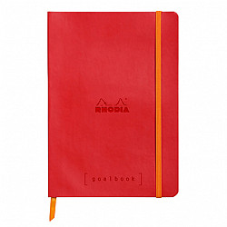 Rhodia Rhodiarama Goalbook Dotted Bullet Journal - A5 - Rouge Coquelicot
