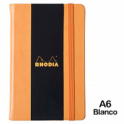 Rhodia Webnotebook - A6 (Compact) - Blanco - 96 pagina's - Oranje