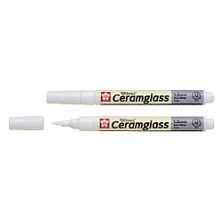 Sakura Pen-Touch Ceramglass Porseleinstift - Fijn 1.0 mm - Wit