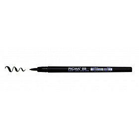 Sakura Pigma Professional Brush Pen - Bold - Zwart