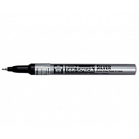 Sakura Pen-Touch Permanent Marker - Extra Fijn - 0.7 mm - Zilver