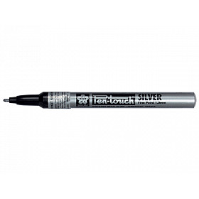 Sakura Pen-Touch Permanent Marker - Fijn - 1.0 mm - Zilver