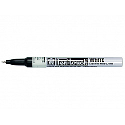 Sakura Pen-Touch Permanent Marker - Extra Fijn - 0.7 mm - Wit