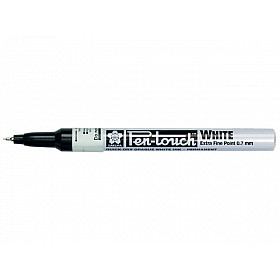 Sakura Pen-Touch Permanent Marker - Extra Fijn - 0.7 mm - Wit