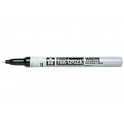 Sakura Pen-Touch Permanent Marker - Fijn - 1.0 mm - Wit
