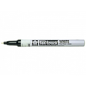 Sakura Pen-Touch Permanent Marker - Fijn - 1.0 mm - Wit