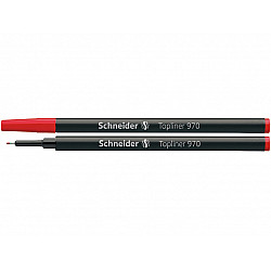 Schneider Topliner 970/Bruynzeel Spits Fineliner Vulling - Rood