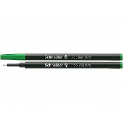Schneider Topliner 970/Bruynzeel Spits Fineliner Vulling - Groen
