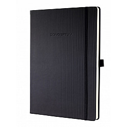 Sigel Conceptum Pure Notebook - A4 - Hardcover - Blanco - Zwart