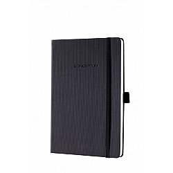 Sigel Conceptum Pure Notebook - A5 - Hardcover - Gelinieerd - Zwart