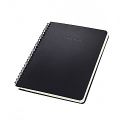 Sigel Conceptum Spiralblock Notebook - A5 - Ruled - Hardcover - Black