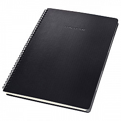Sigel Conceptum Spiralblock Notebook - A4 - Squared - Hardcover with Register - Black