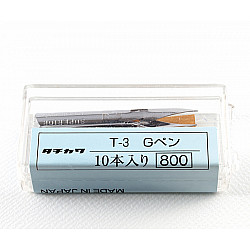 Tachikawa No. 3 - G-Pen Type Nib - Pack of 10