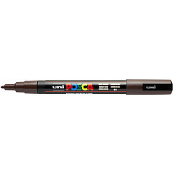 Uni Posca PC-3M Paint Marker - Fijn - Donker Bruin