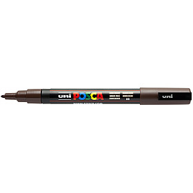 Uni Posca PC-3M Paint Marker - Fijn - Donker Bruin