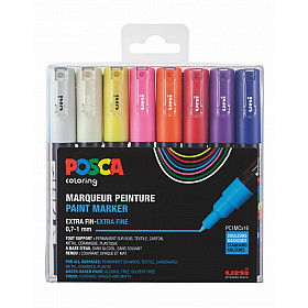 Uni Posca PC-1MC Paint Marker - Extra Fijn - Set van 16