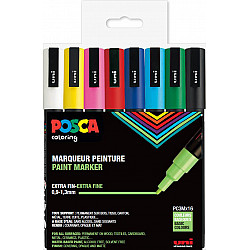 Uni Posca PC-3M Paint Marker - Fijn - Set van 16