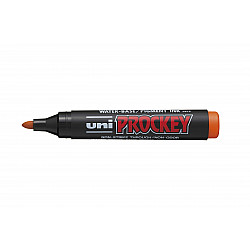 Uni PM-122 Prockey Permanent Marker - Rond - Oranje