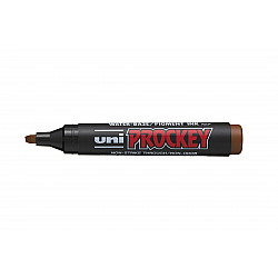 Uni PM-126 Prockey Permanent Marker - Beitel - Bruin