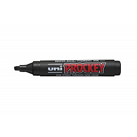 Uni PM-126 Prockey Permanent Marker - Beitel - Zwart