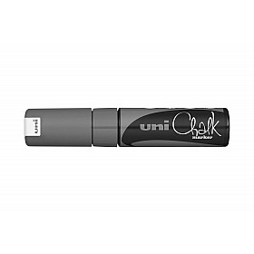 Uni PWE-8K Chalk Marker Krijtstift - Breed - Zwart