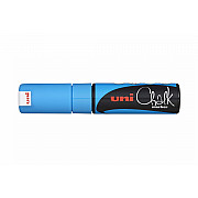 Uni PWE-8K Chalk Marker Krijtstift - Breed - Lichtblauw