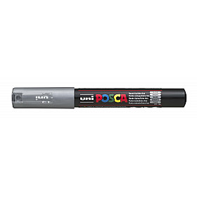 Uni Posca PC-1MC Paint Marker - Extra Fijn - Zilver