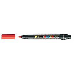 Uni Posca PCF-350 Brush Marker - Rood