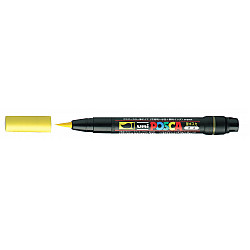 Uni Posca PCF-350 Brush Marker - Geel