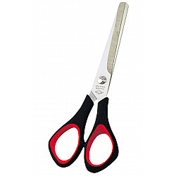 Wedo Universal Scissors - Righthanded - 155 mm Length - Black/Red