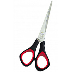 Wedo Universal Scissors - Righthanded - 160 mm Length - Black/Red