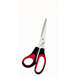 Wedo Universal Scissors - Lefthanded - 210 mm Length - Black/Red