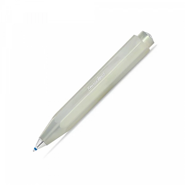 Kaweco Lunar Sport Light Green balpen met iriserend effect en compact ontwerp