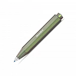 Kaweco Lunar Sport Shadow Green balpen met iriserend effect en compact ontwerp