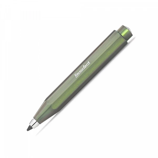 Kaweco Lunar Sport Shadow Green clutch vulpotlood 3.2 mm met iriserend effect en compact ontwerp