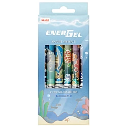 Pentel BL77 Energel Rollerpen - Marine Animals - Set van 6